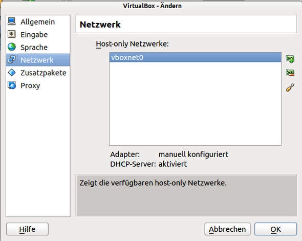 Einstellungen Host-only-adapter - (Technik, Android, Informatik)