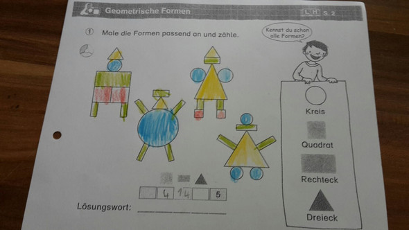 Geometrieaufgabe - (Geometrie, 1. Klasse)