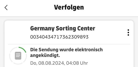 Germany sorting Center Paket? (Deutschland, Amazon, Post)