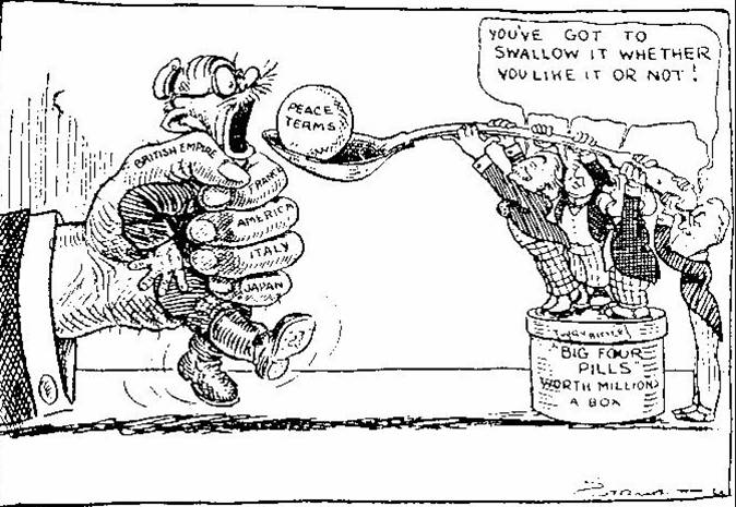 Geschichte - Karikatur - Wie heißen diese Personen? (Politik)