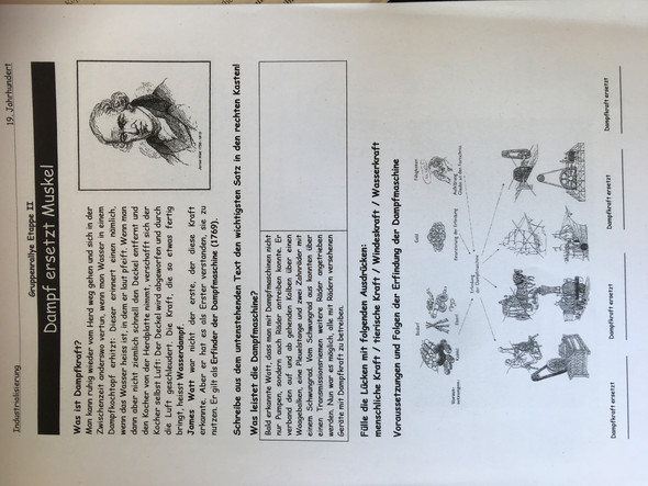 Geschichte Schule Industrialisierung Menschen