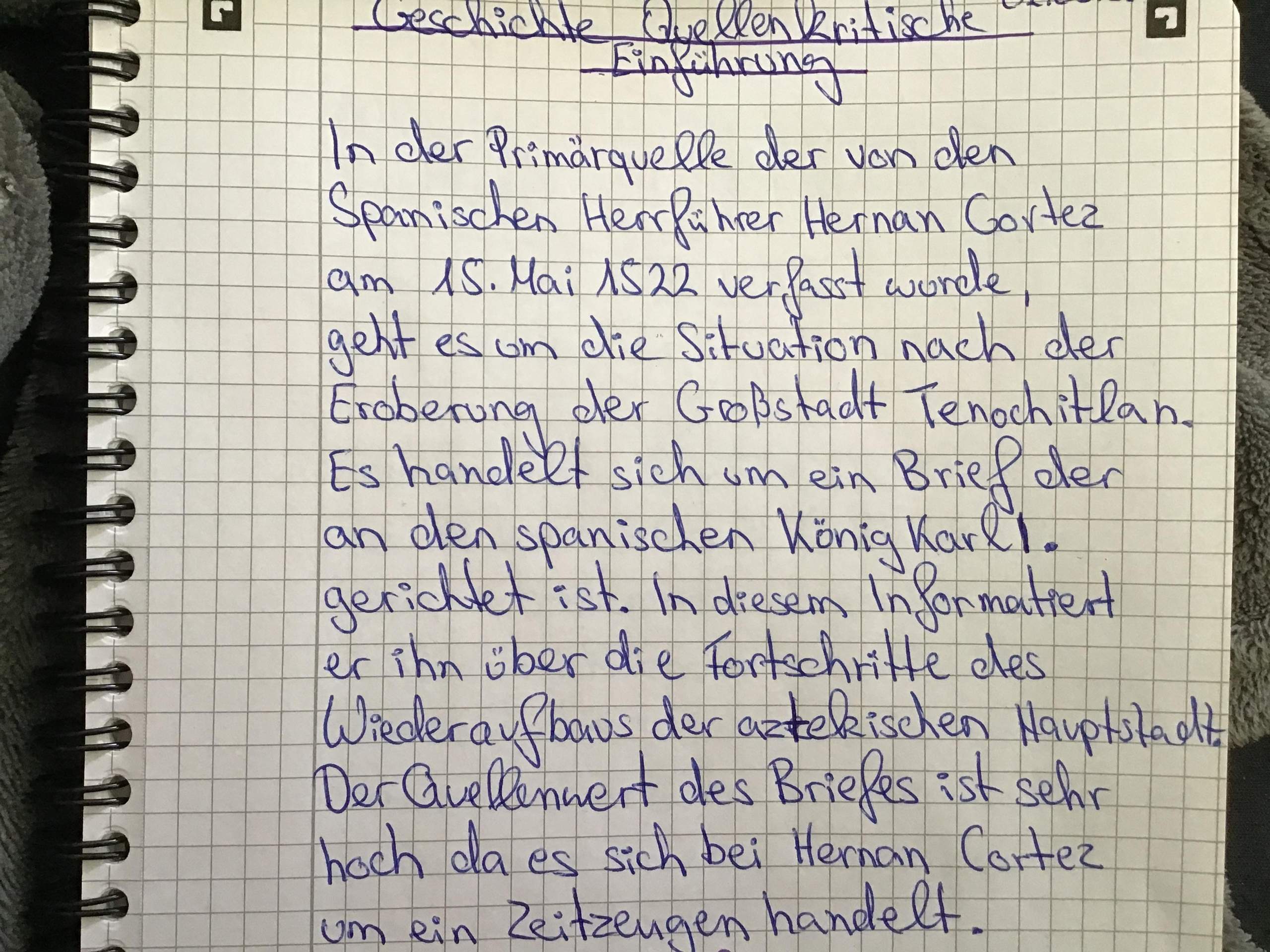 Geschichte Quellenkritische Einführung und Zusammenfassung Hernan