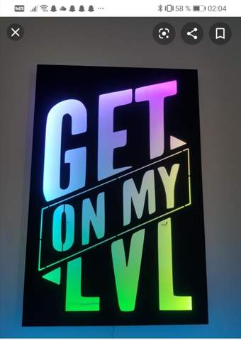 Get On My Lvl Schild Anfertigen Lassen Gaming Deko