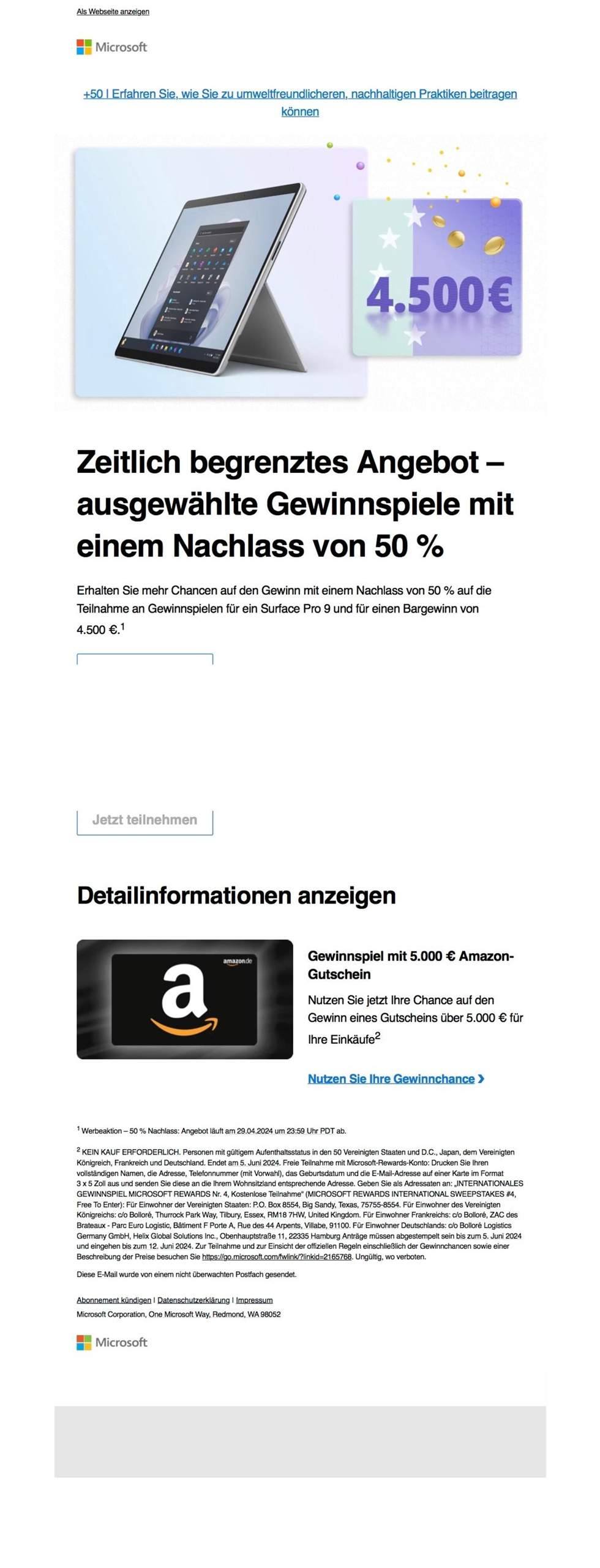 Gewinnspiel Fake?