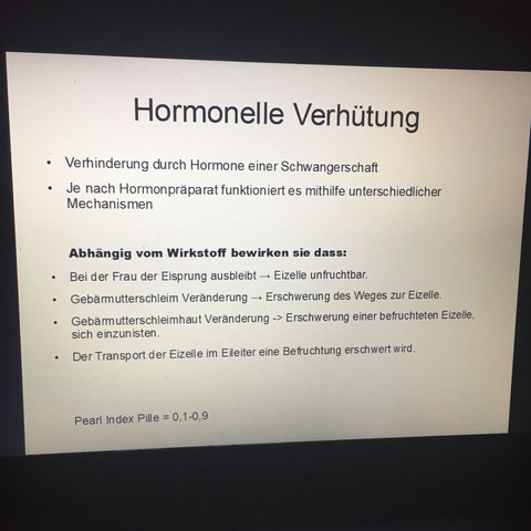 Dann stelle ich das vor  - (Sexualität, Biologie, Verhütung)