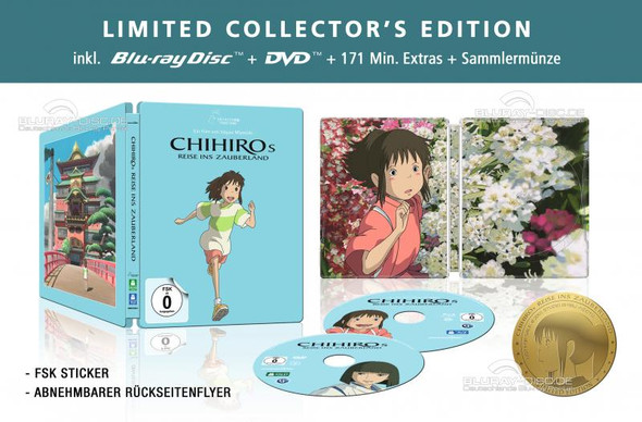 Das ist das Steelbook von Chihiros reise ins Zauberland - (Anime, Limited Edition, Studio Ghibli)
