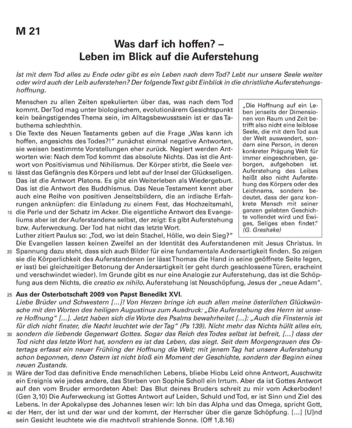 Antwort Auf Die Theodizeefrage Gibt die Auferstehung von den Toten Antwort auf die Theodizee-Frage?