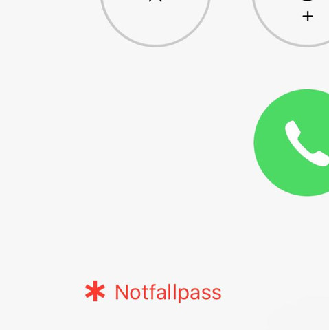 Android Notfallpass