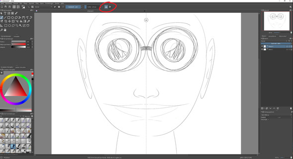 Gibt Es Den Spiegelmodus Von Krita Auch In Photoshop Zeichnen