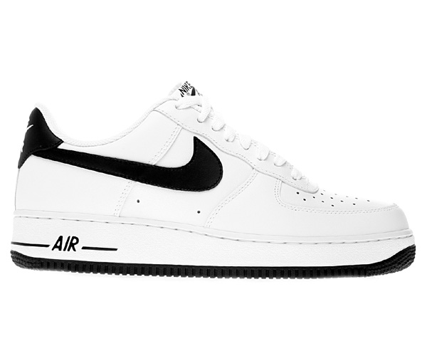 air force 1 low schwarz weiß