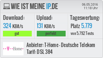 Das Bild vom Speedtest - (Internet, rechtlich, mindestgeschwindigkeit)
