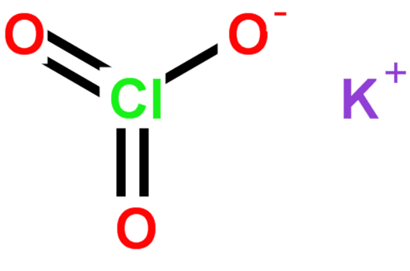 gibt es eine Strukturformel bei Kaliumchlorat? (Schule, Chemie, Formel)