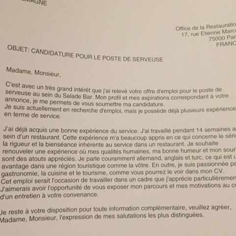 Resume Schreiben Französisch Klasse 8