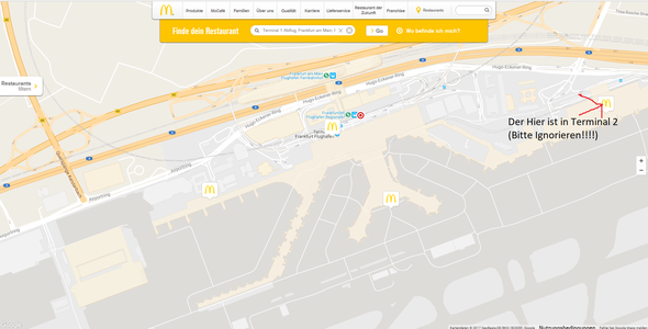 Gibt Es Einen Mc Donalds Am Frankfurter Flughafen In Terminal 1 Der 24 Stunden Auf Hat Frankfurt Mcdonald S