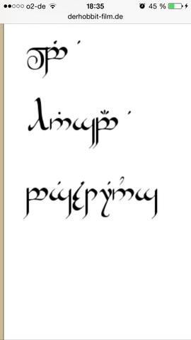 Gibt Es Einen Tengwar Creator Bzw Kann Mir Jemand Folgendes In Eine Andere Schriftart Umwandeln Tattoo Herr Der Ringe Elbisch