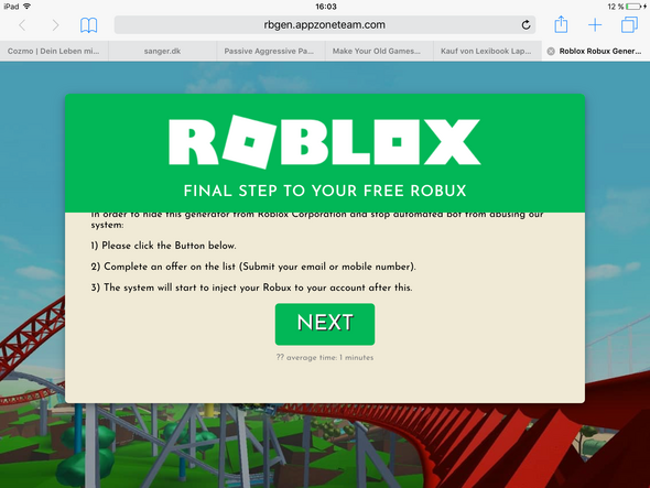 Free Robux Ohne Handynummer