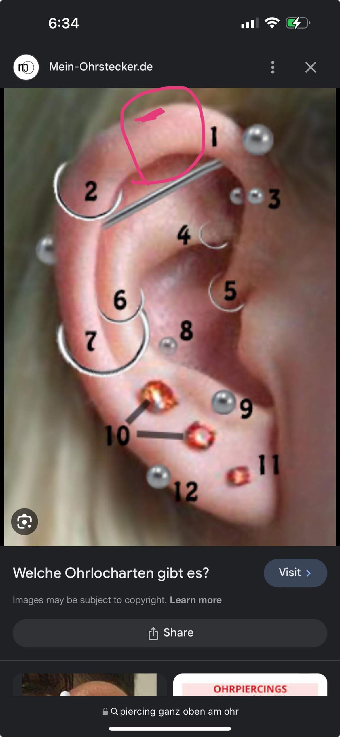 Gibt es so ein piercing wenn ja wie heisst es?