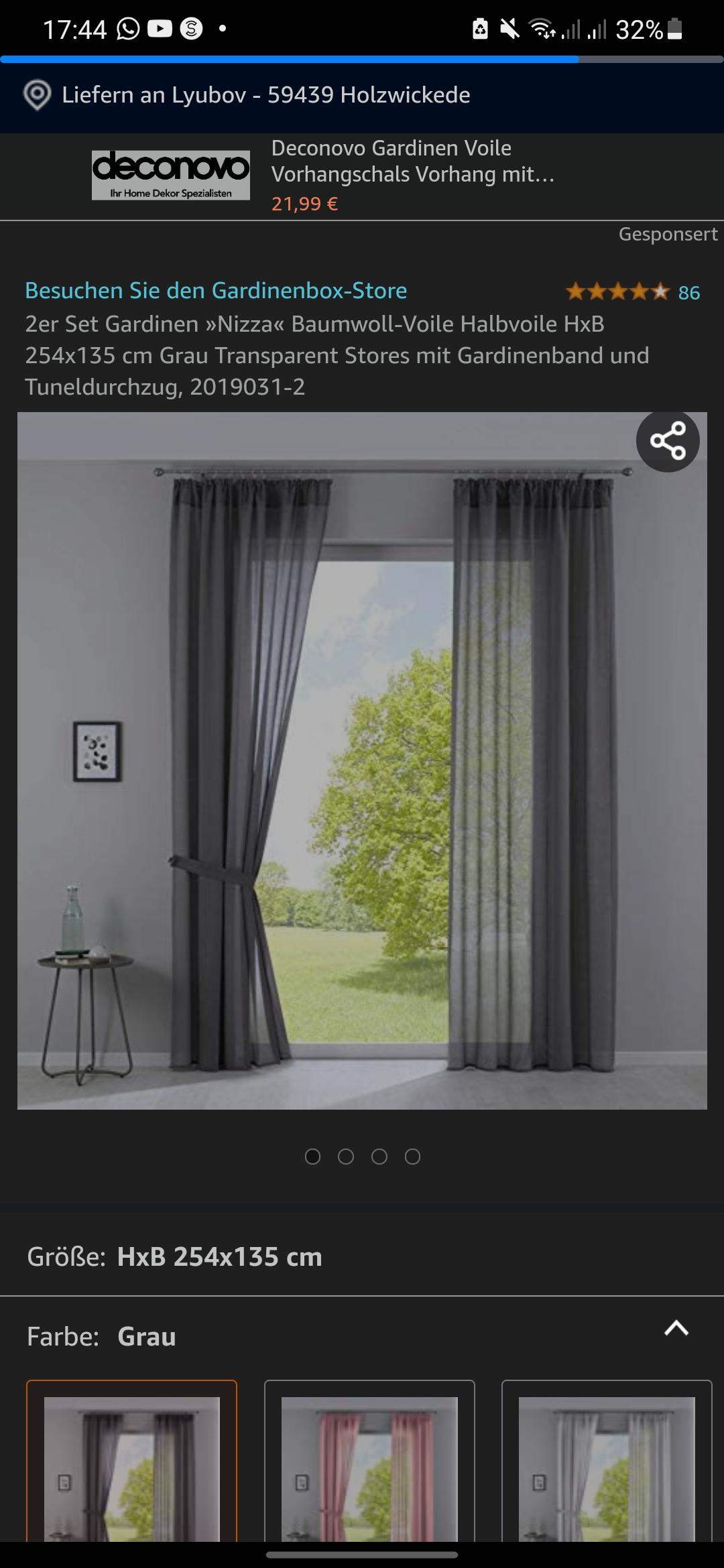 Gibt es solche Gardinen nur das man sie oben schieben kann? (Haushalt)