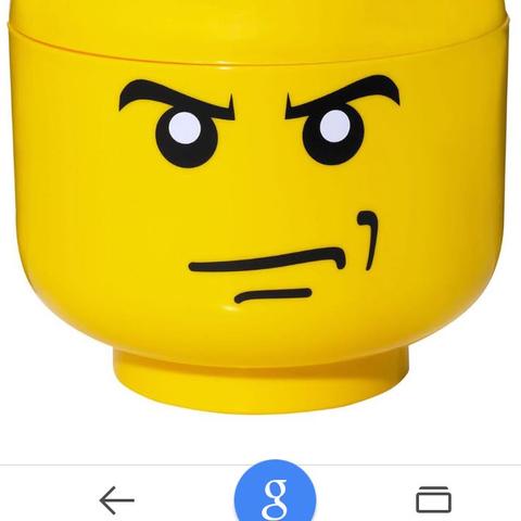 Erbostes Gesicht oder nachdenklich  - (Lego, Ausdruck, Mimik)