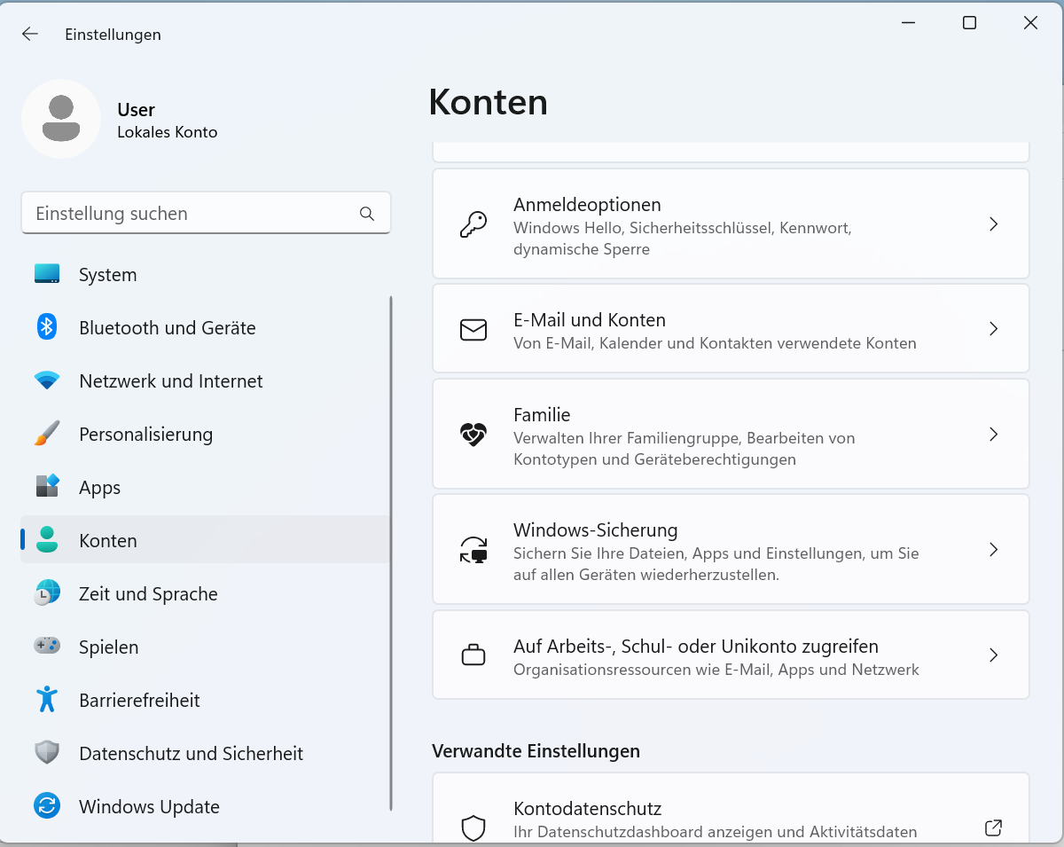 Wie rufe ich Einstellungen (ms-settings) mit Admin-GUI ab? (Windows 10 ...