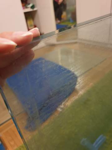 Glas wird nicht sauber?