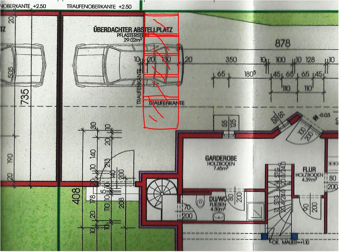 Glasvorbau Bei Carport Unterschrift Vom Nachbar