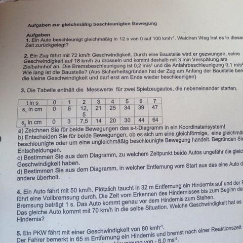NUR Aufgabe 2 - (Schule, Arbeit, Physik)