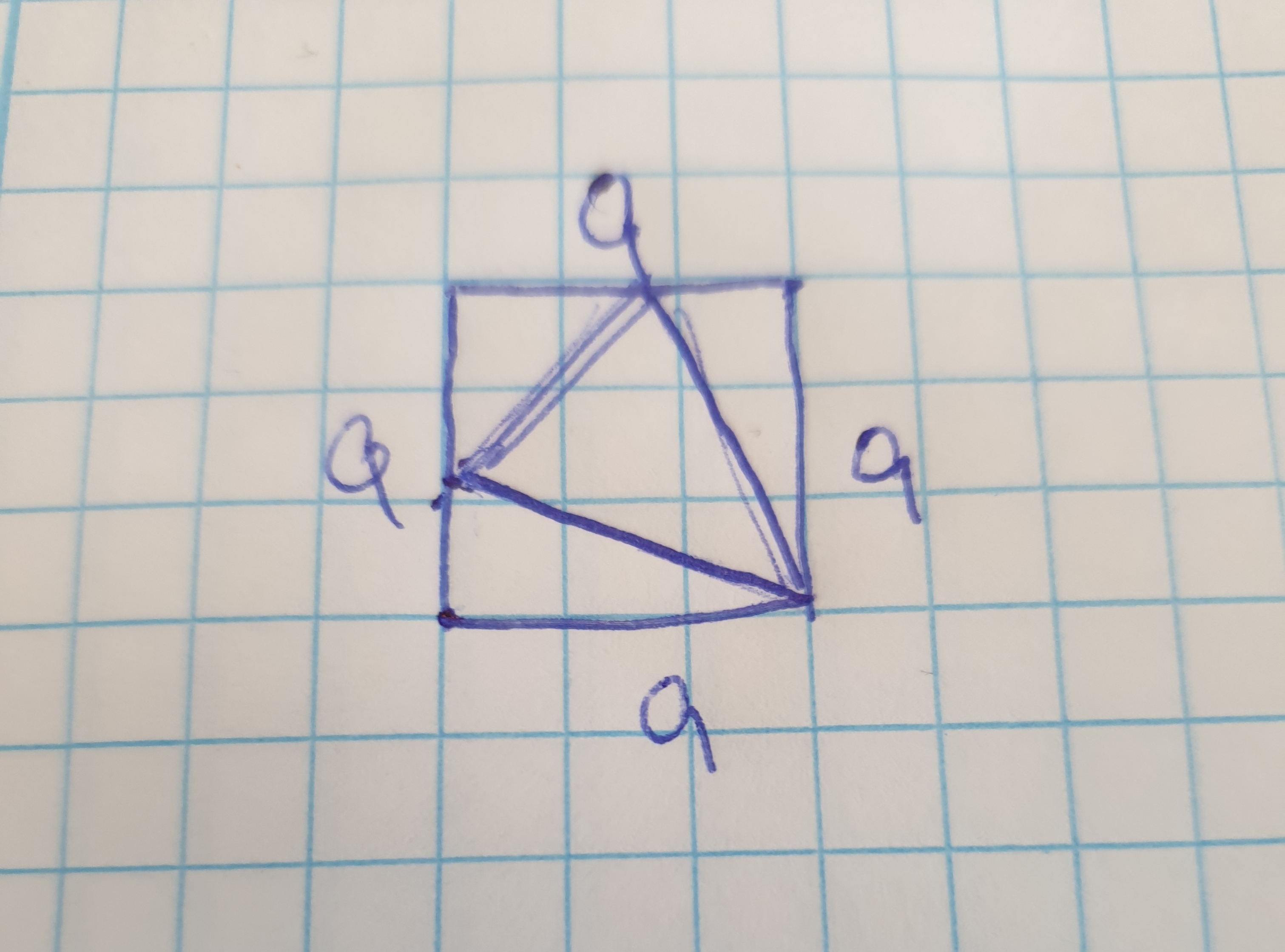 Gleichseitiges Dreieck in einem Quadrat berechnen? (Schule ...