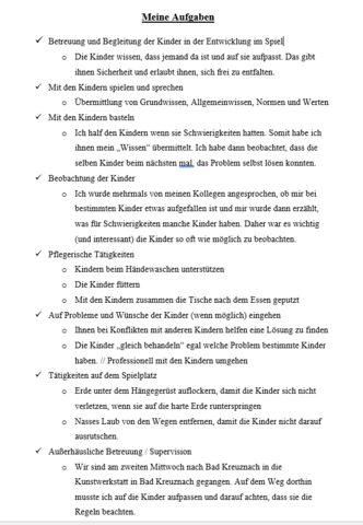 Aufzählung punkt satzende Aufzählung punkt satzende