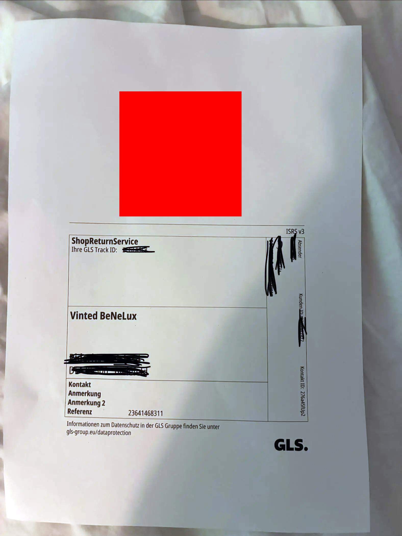 GLS Paketlabel falsch? (Versand, Paket, Lieferung)