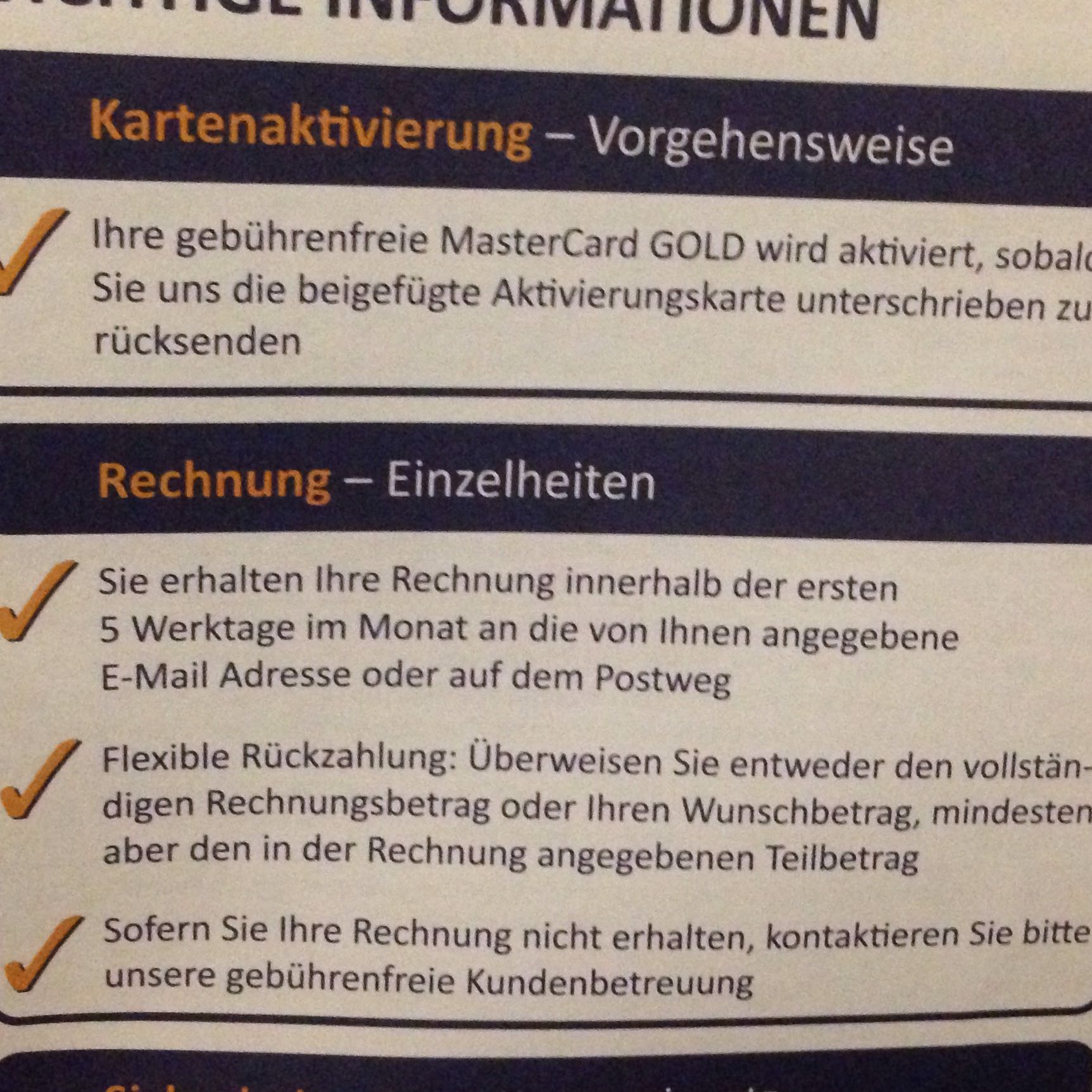 Goldcard Getmore Mastercard Kostenlos Rechnung Mastercard Gold