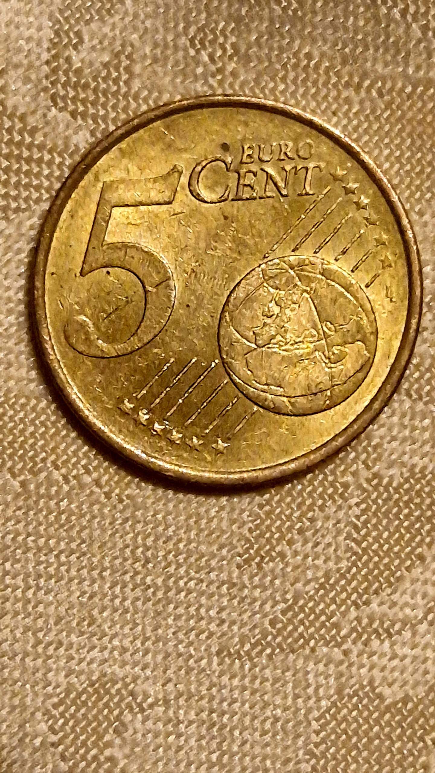 Goldene 5 cent Münze 2005 Wert? (Münzen, sammeln, galvanisieren)