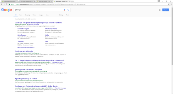 Screenshot von Google Chrome Suche - (Computer, Windows, Google)