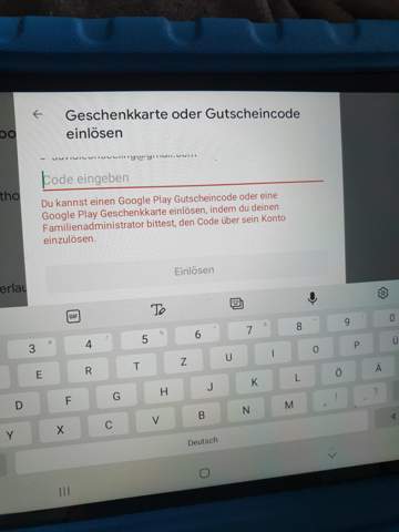 Google Play Gutscheincode für Kind einlösen? (Spiele und Gaming, Google Play Store)