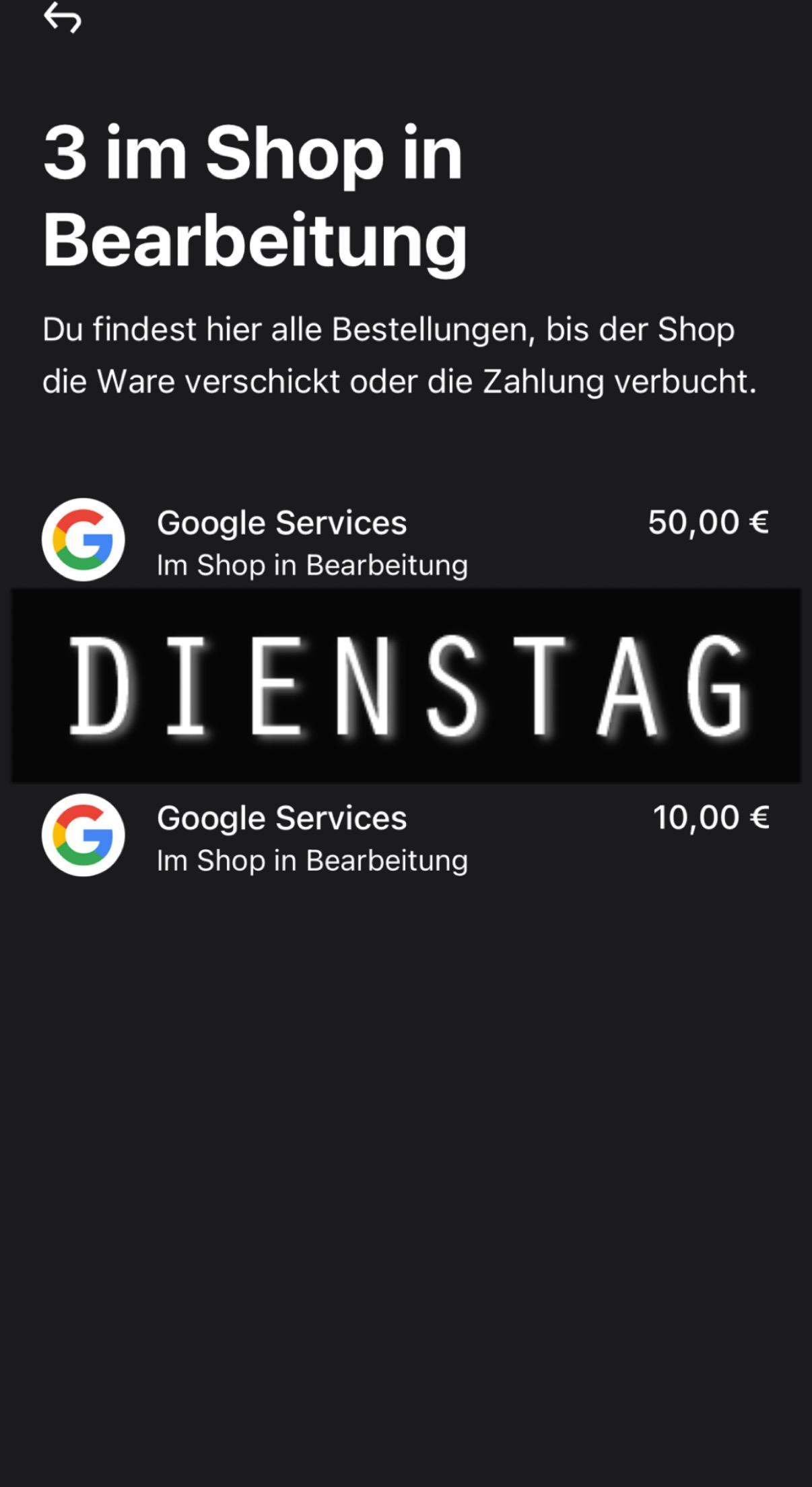 Google Services bucht Geld ab 3x? (Klarna)