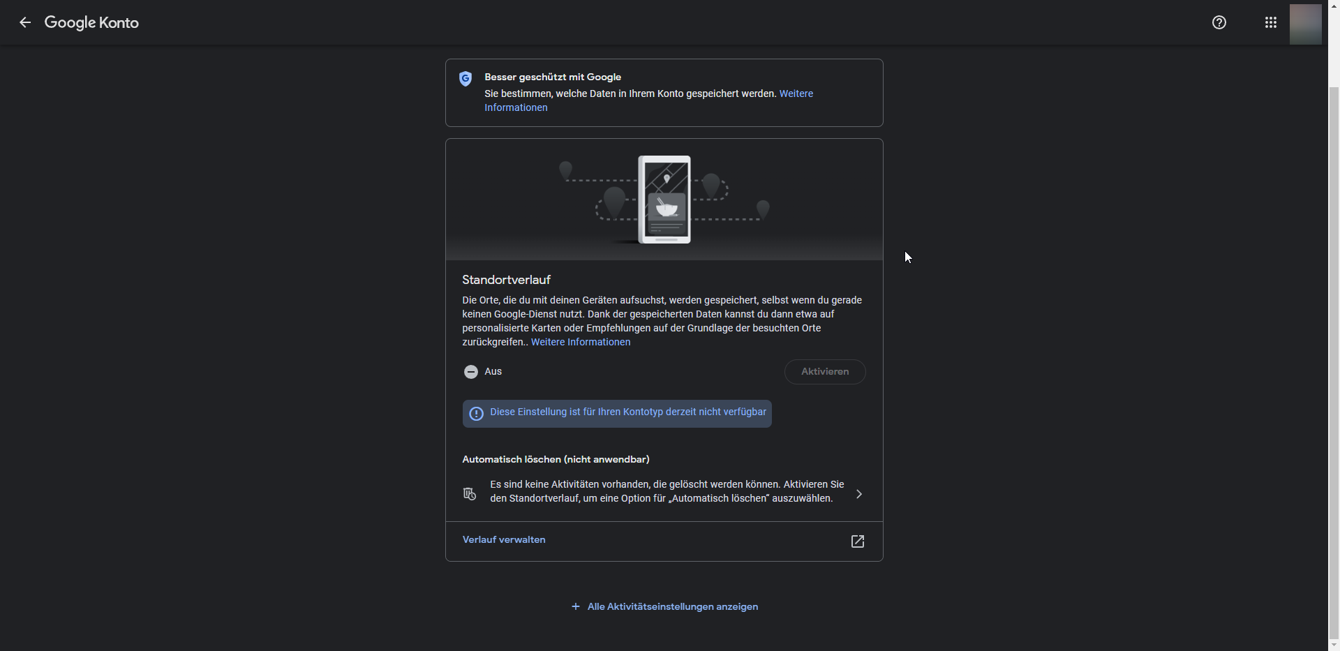 Google Standortverlauf lässt sich nicht aktivieren? (Handy, Android, Google Maps)
