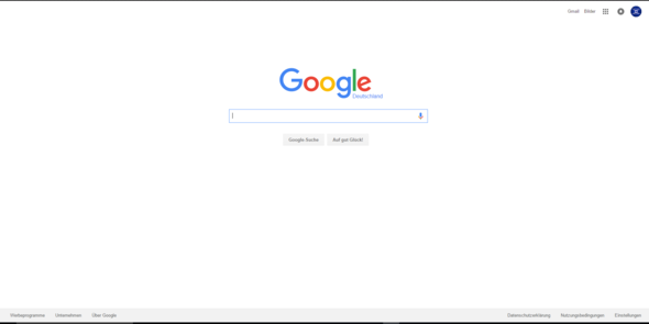 Bild 2 (richtige Google Startseite) - (Internet, Google, Suche)