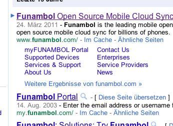 Google Untermenü - (Google, SEO)