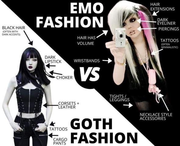 Goth oder Emo Style?