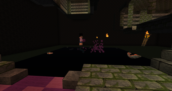 chunk oder grafikfehler (blöcke unsichtbar) - (Minecraft, Fehler, Bug)
