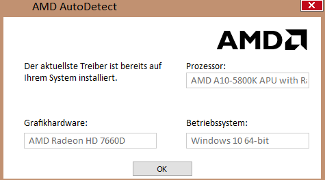 AMD Auto Detect - (Minecraft, Grafikproblem, AMD Grafikkarte)