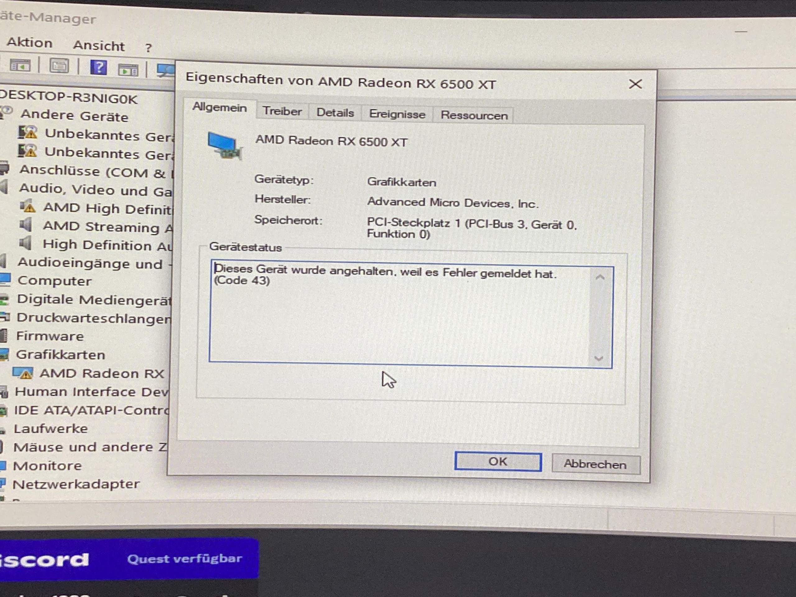 Grafikkarte geht nicht? (Gaming PC, AMD, Nvidia)