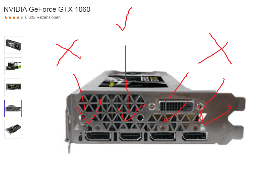 Grafikkarte HDMI Steckplatz? (Computer, Technik, Spiele und Gaming)