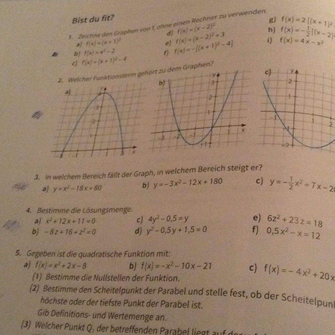 Graph Fallt Uns Steigt Mathe Parabel Quadratische Funktionen Graph Fallt Uns Steigt Mathe Parabel Quadratische Funktionen