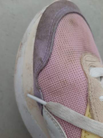 Grasflecken am Schuh entfernen?