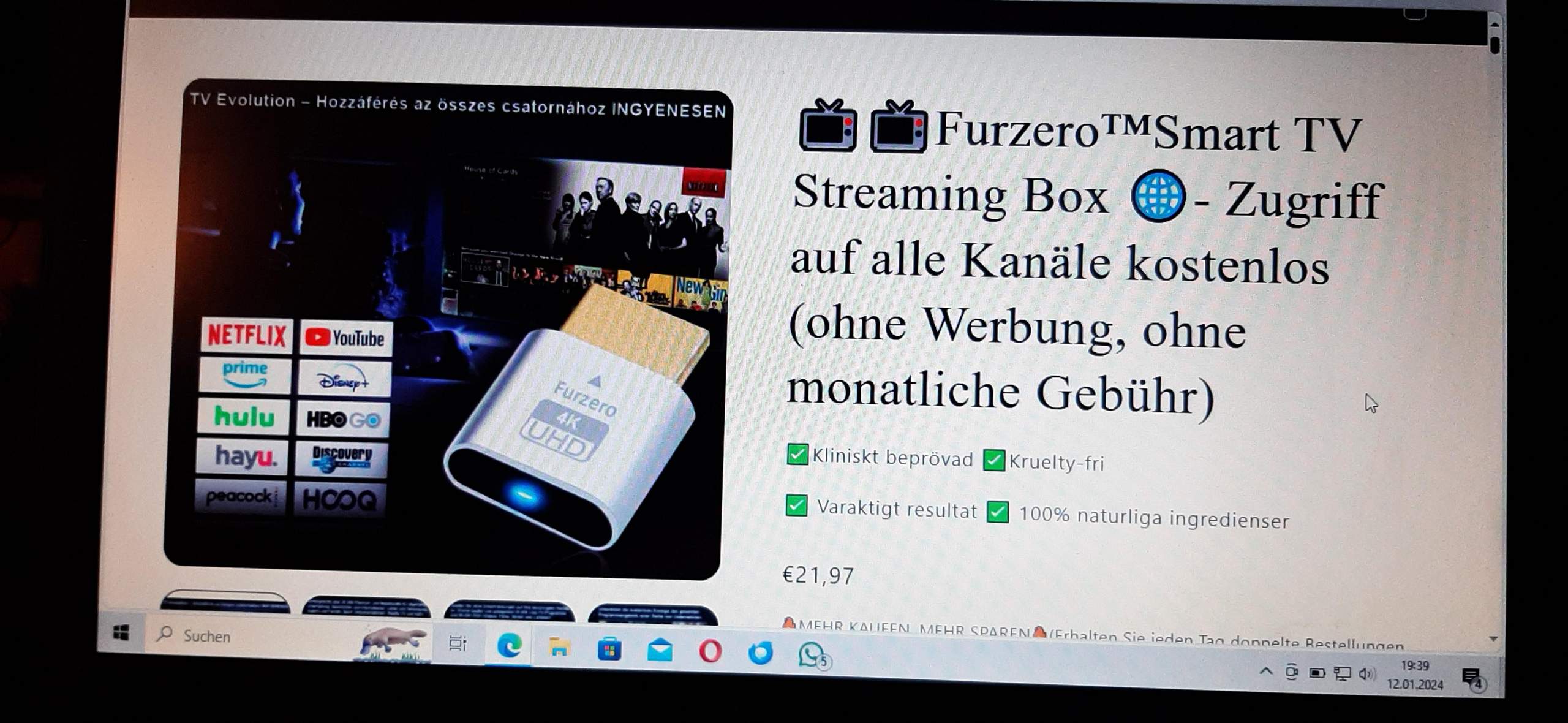 Gratis TV? (Smart TV)