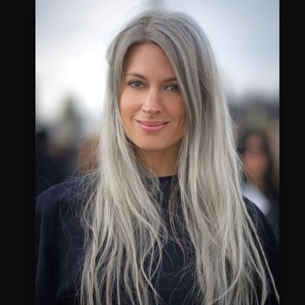 Graue Haare Weiß Färben