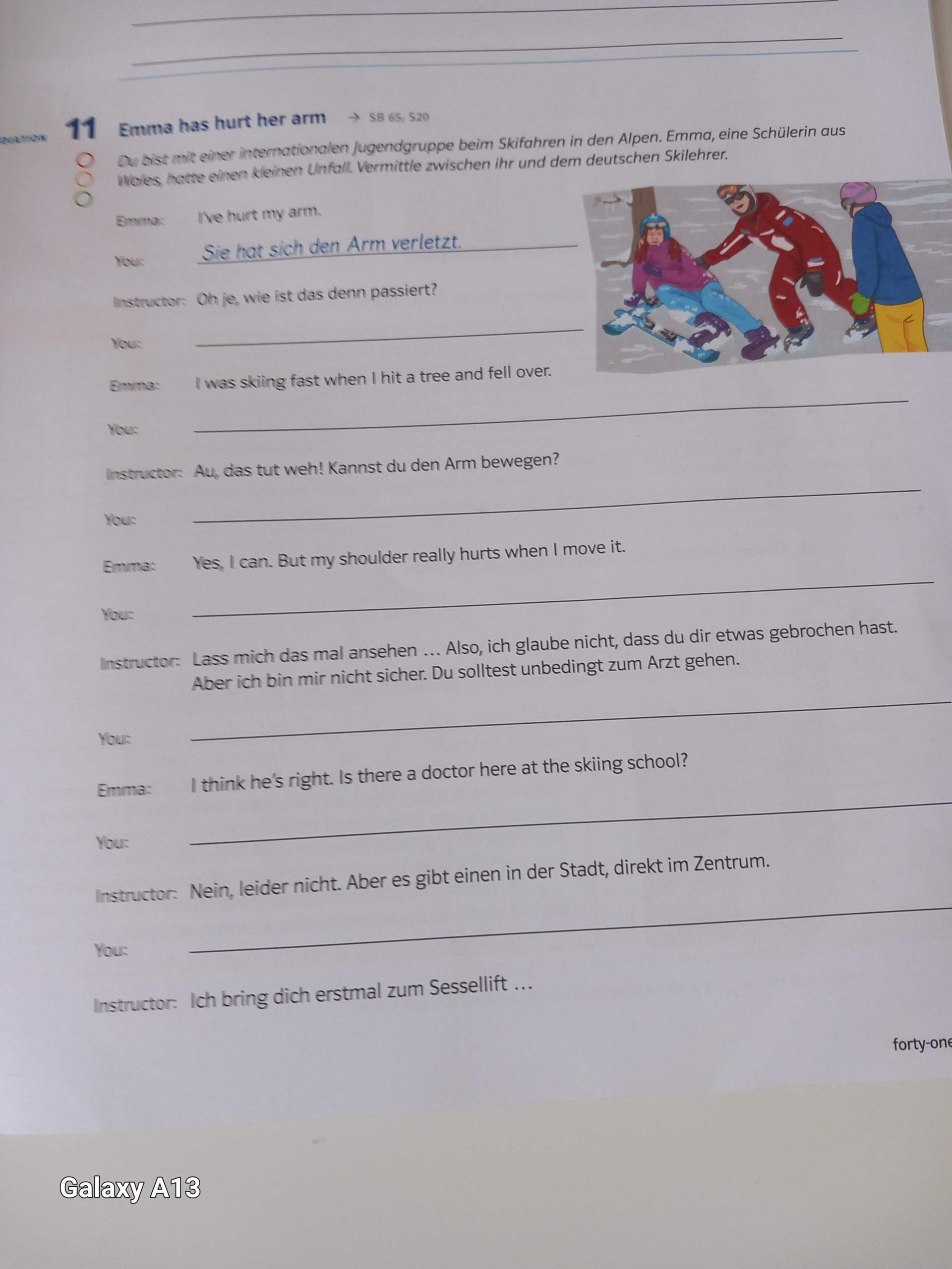 Green line 2 workbook seite 41 nr.11 lösungen"? (Schule, Lernen, Gymnasium)