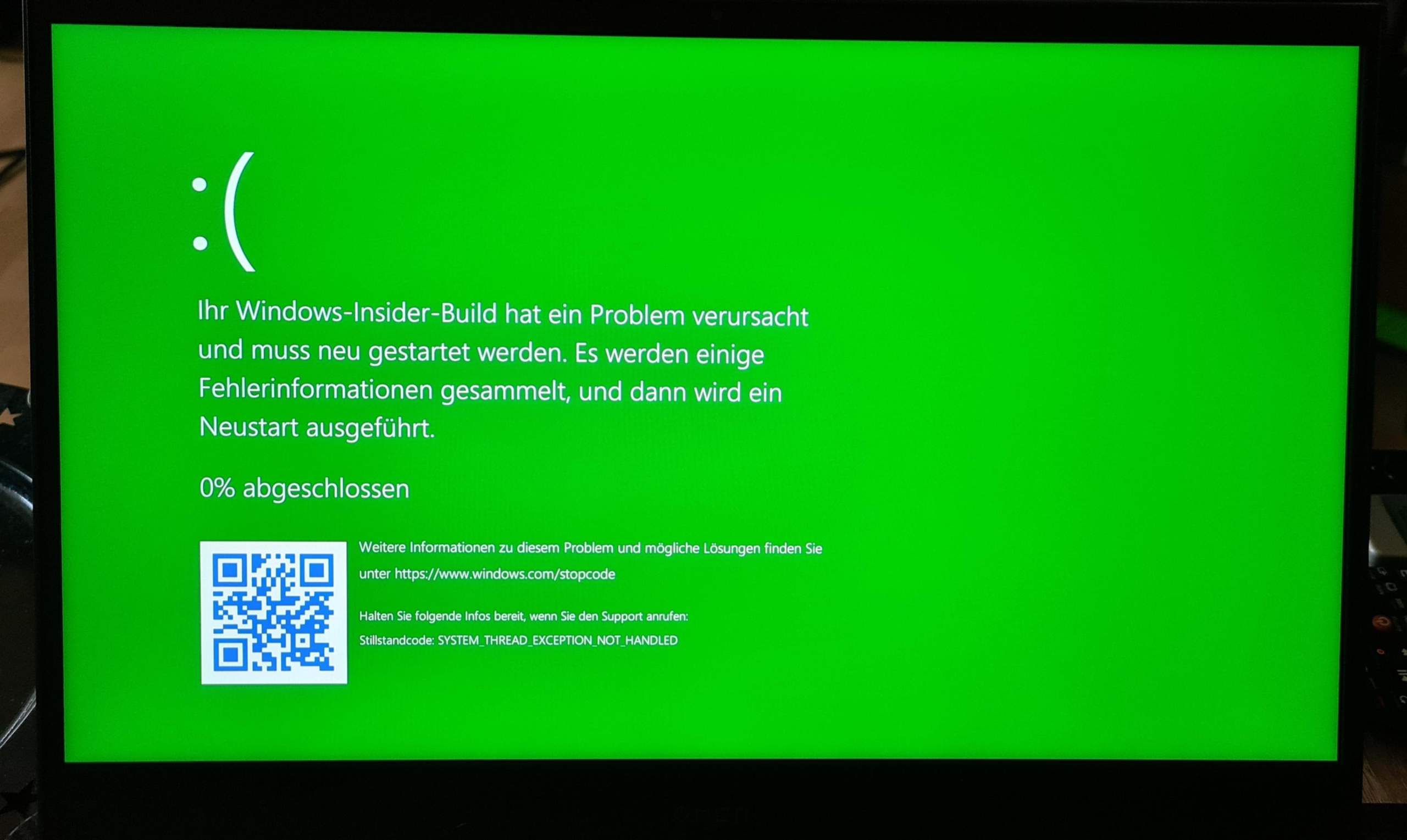 Greenscreen? (Windows, Windows 10, Microsoft)
