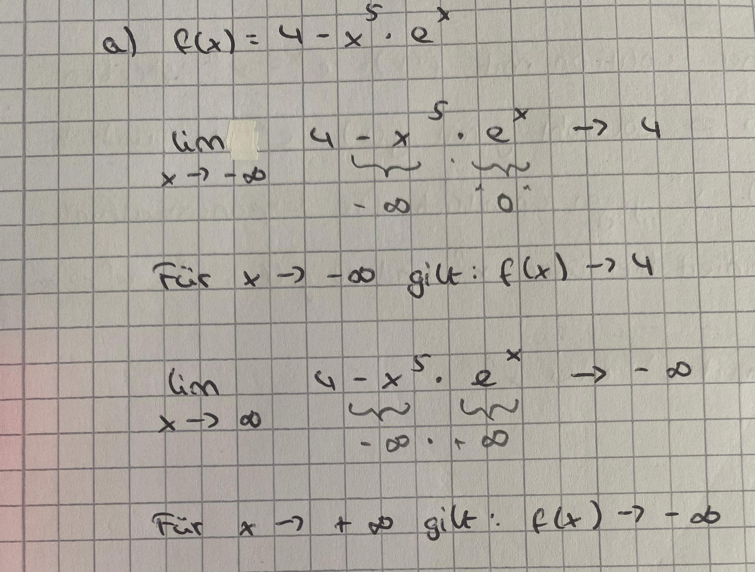 Grenzverhalten Von E Funktionen Exponentialfunktion E Funktion Grenzverhalten von e funktionen exponentialfunktion e funktion